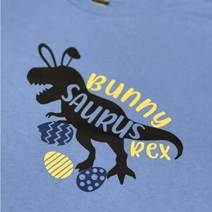 Gildan Light Blue Kids "Bunny Saurus Rex" Short Sleeve Tee